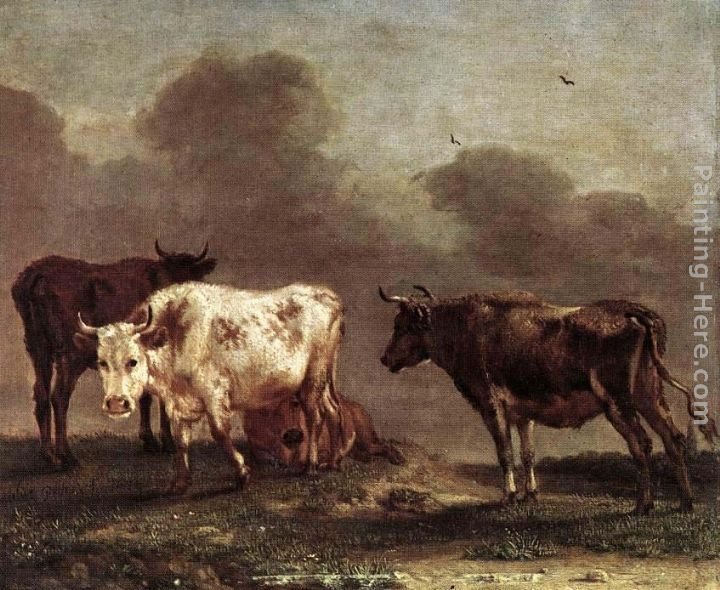 Paulus Potter Cows in a Meadow